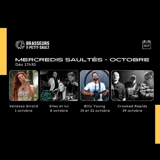 Mercredis Saultés d'octobre